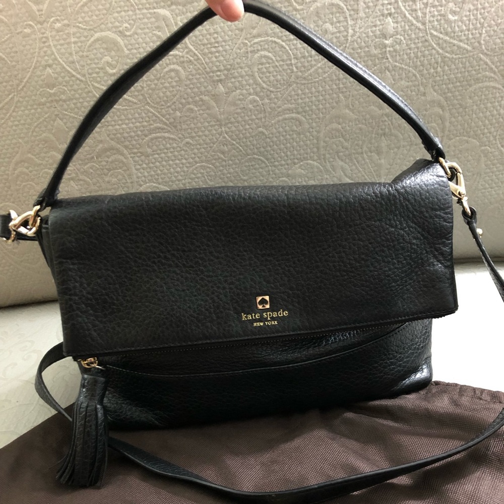Kate Spade Black Cobble Hill Bag